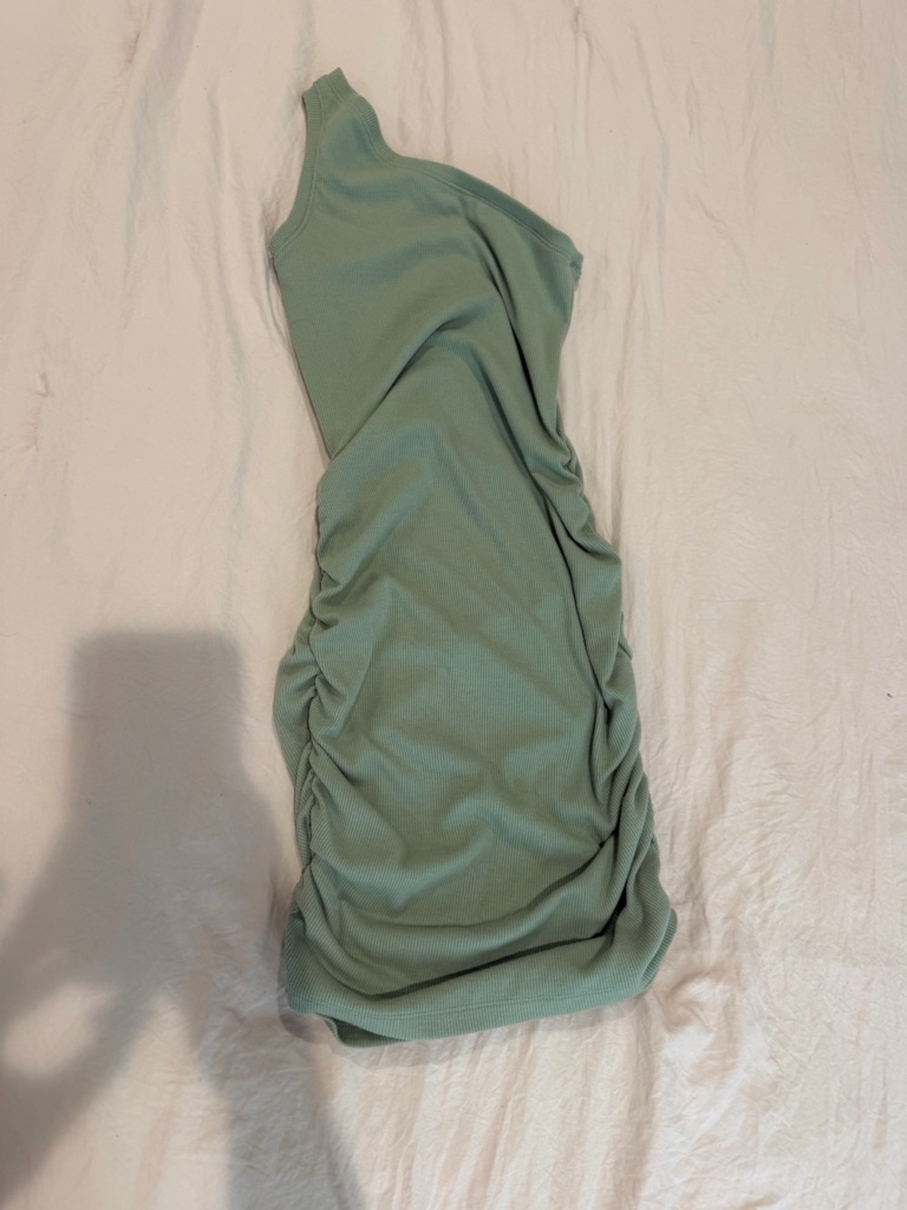 Lulus Ribbed Mint Green Dress - Picture 2 of 2